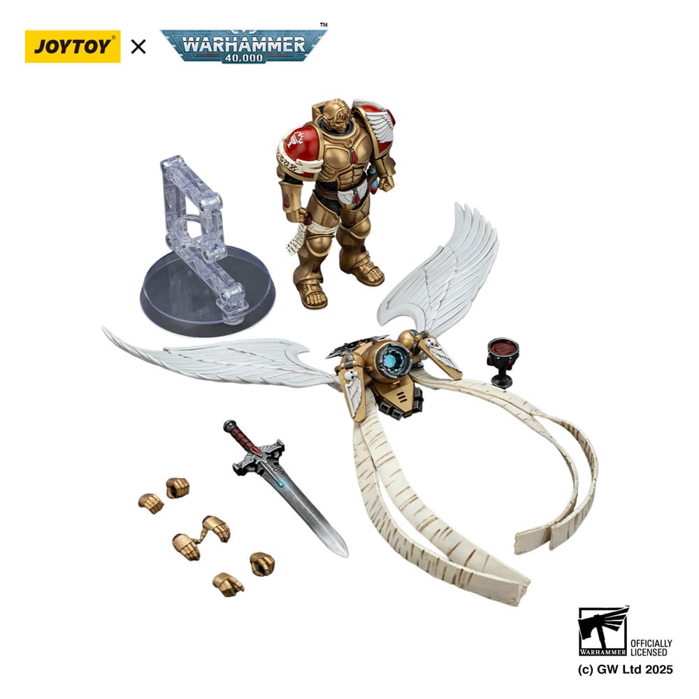 Warhammer 40k: Blood Angels: The Sanguinor with Encarmine Broadsword: Action Figure - Joy Toy Action Figures
