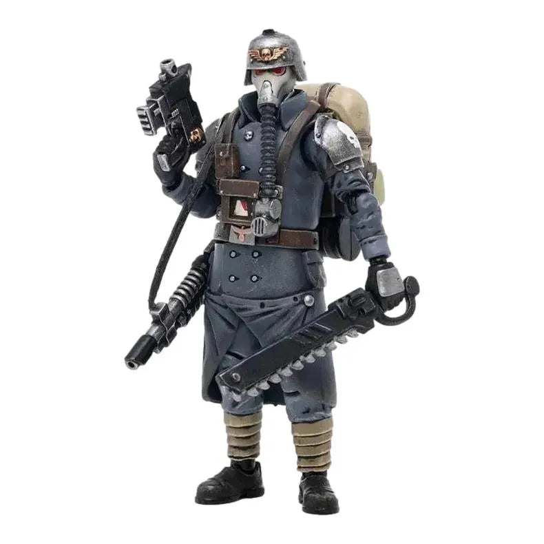 Warhammer 40k: Death Korps of Krieg: Veteran Squad Guardsman: Squad Sergeant: Action Figure: Joy Toy - Joy Toy Action Figure