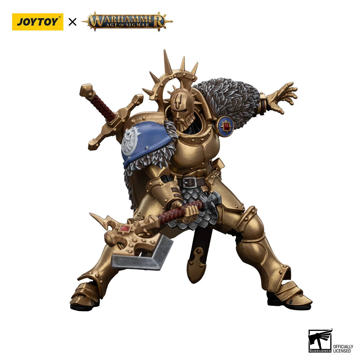 Warhammer: Age Of Sigmar: Stormcast Eternals: The Blacktalons: Hendrick The Silver Wolf: Action Figure: Joy Toy - Joy Toy Action Figure