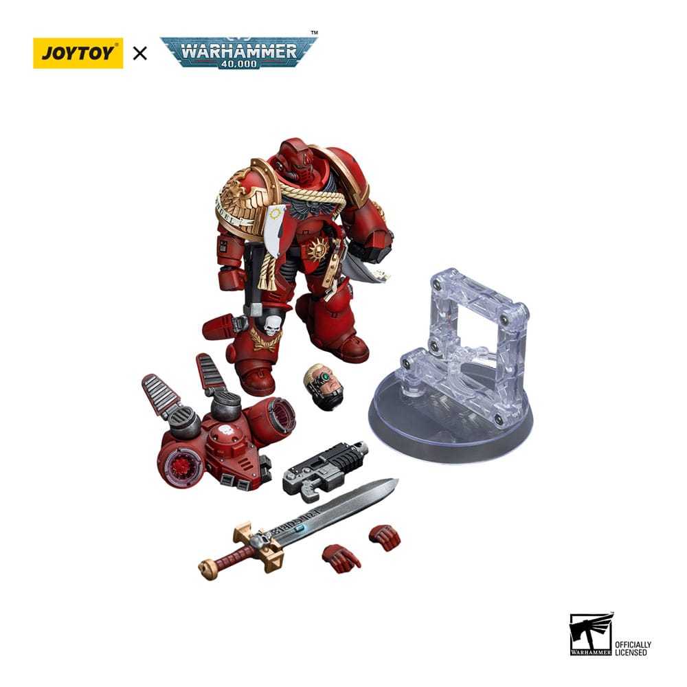 Warhammer The Horus Heresy Action Figure Blood Angels Captain With Jump Pack - Joy Toy Action Figure