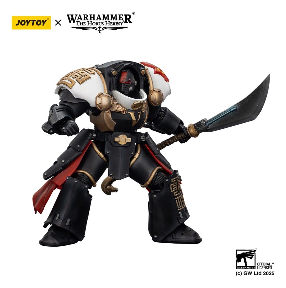 Warhammer The Horus Heresy Action Figure White Scars Ebon Keshig Terminator 1 with Power Glaive 13 cm - Joy Toy (CN) Action Figures