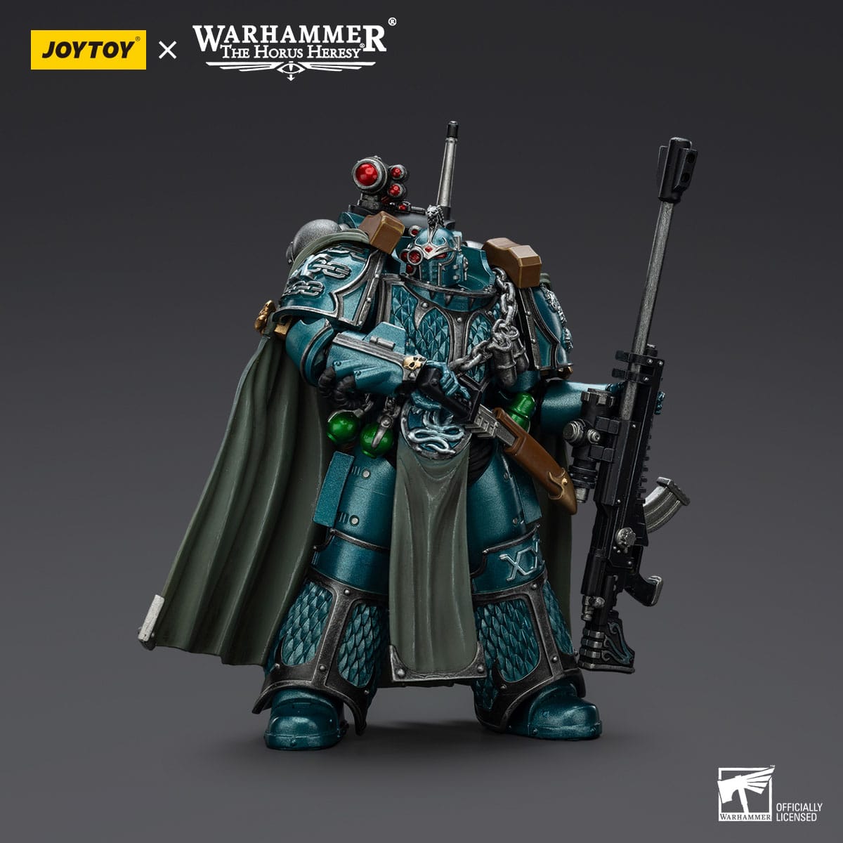 Warhammer: The Horus Heresy: Alpha Legion: Exodus: The One who is Many With Sniper Rifle And Power Daggere: Joy Toy - Joy Toy Action Figure