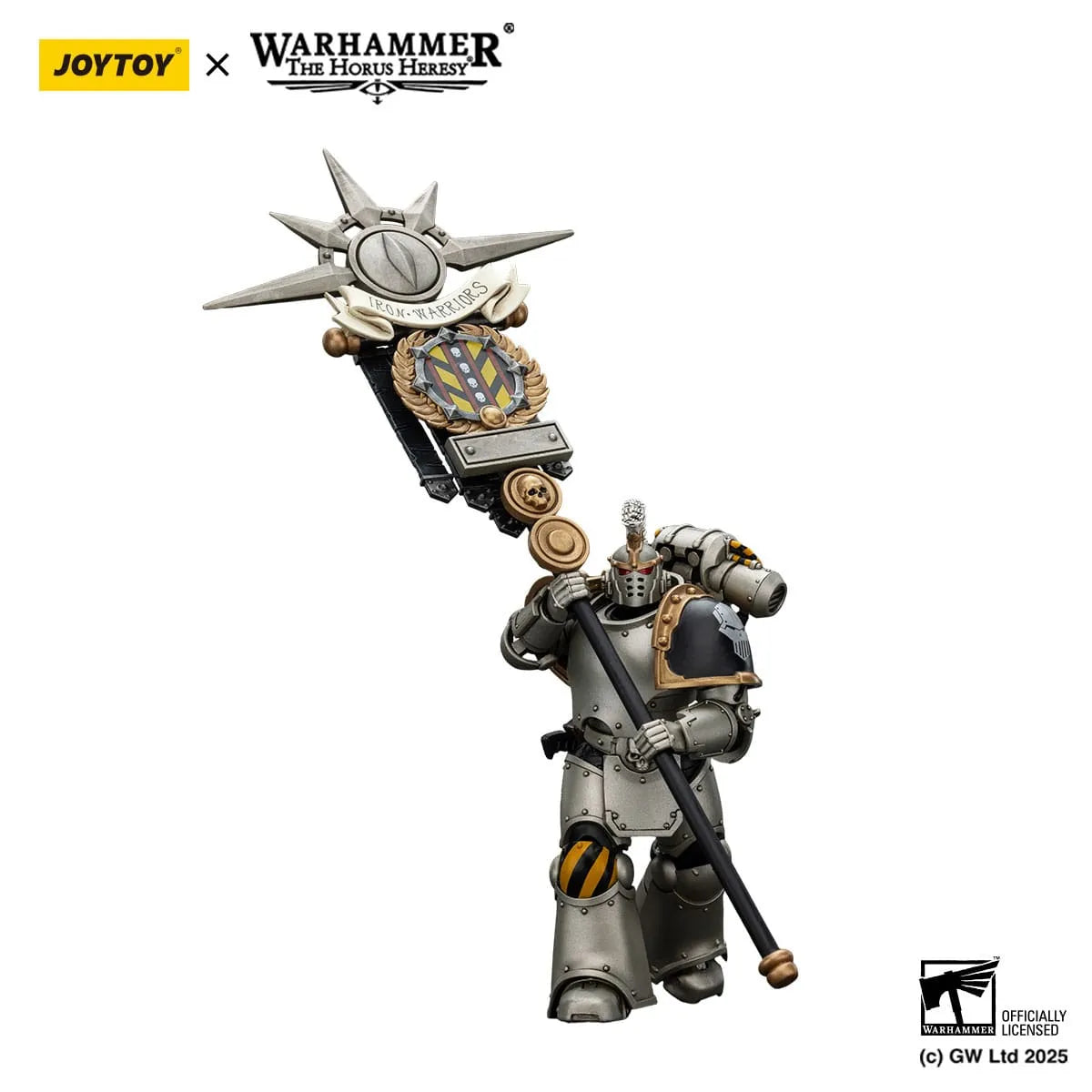 Warhammer: The Horus Heresy: Iron Warriors: Command Squad Chosen with Legion Standard: Action Figure: Joy Toy - Joy Toy Action Figure