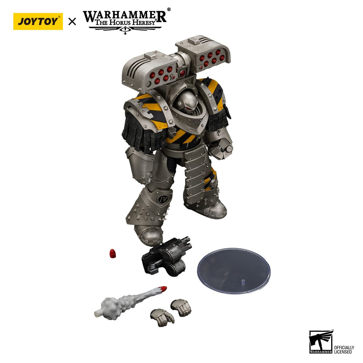 Warhammer: The Horus Heresy: Iron Warriors: Tyrant Siege Terminator with Rocket Launcher - Joy Toy Action Figures
