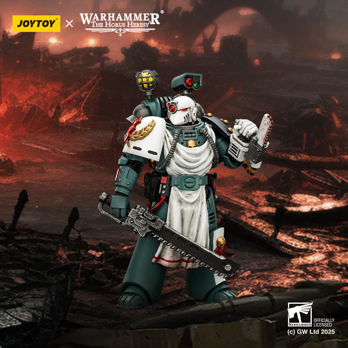 Warhammer: The Horus Heresy: Sons of Horus: Legion Apothecary: 1/18 Scale Action Figure - Joy Toy Action Figure