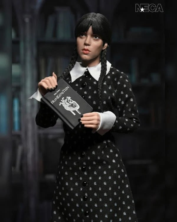 Wednesday: Wednesday Addams (Classic Dress): 8" Clothed Action Figure - Neca Action Figures