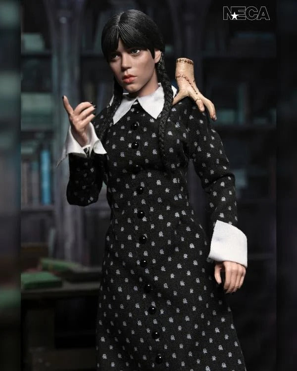Wednesday: Wednesday Addams (Classic Dress): 8" Clothed Action Figure - Neca Action Figure