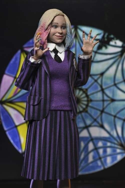 Wednesday: Wednesday Addams & Enid (Nevermore Uniform): 8" Clothed Action Figure 2-Pack - Neca Action Figure