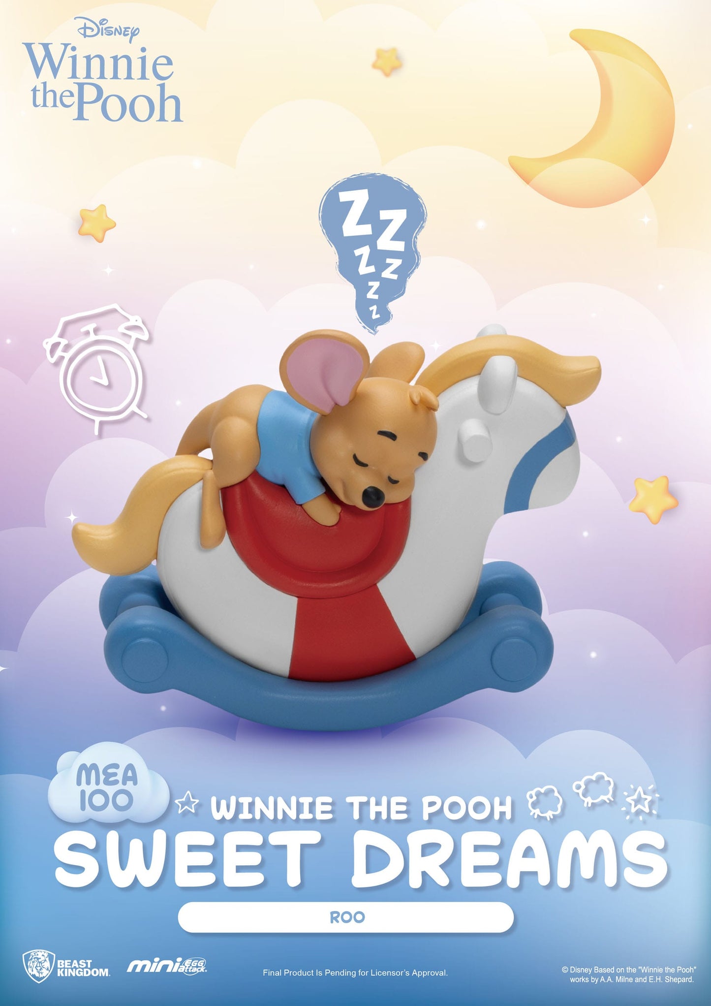 Winnie the Pooh: Mini Egg Attack: Sweet Dreams: Boxed Set of 6 Figures - Beast Kingdom Toys Blind Box
