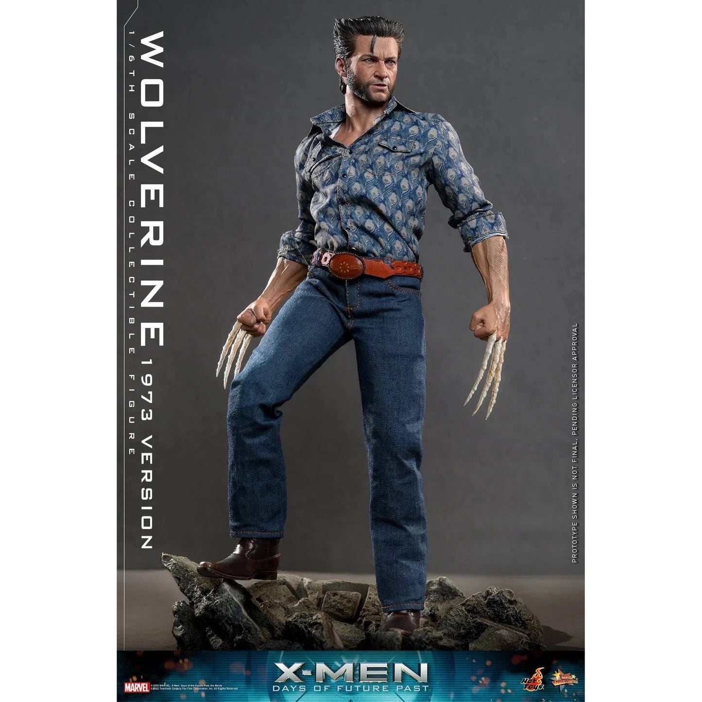 Wolverine: 1973 Version: X-Men: Days Of Future Past: Deluxe - Hot Toys Action Figure