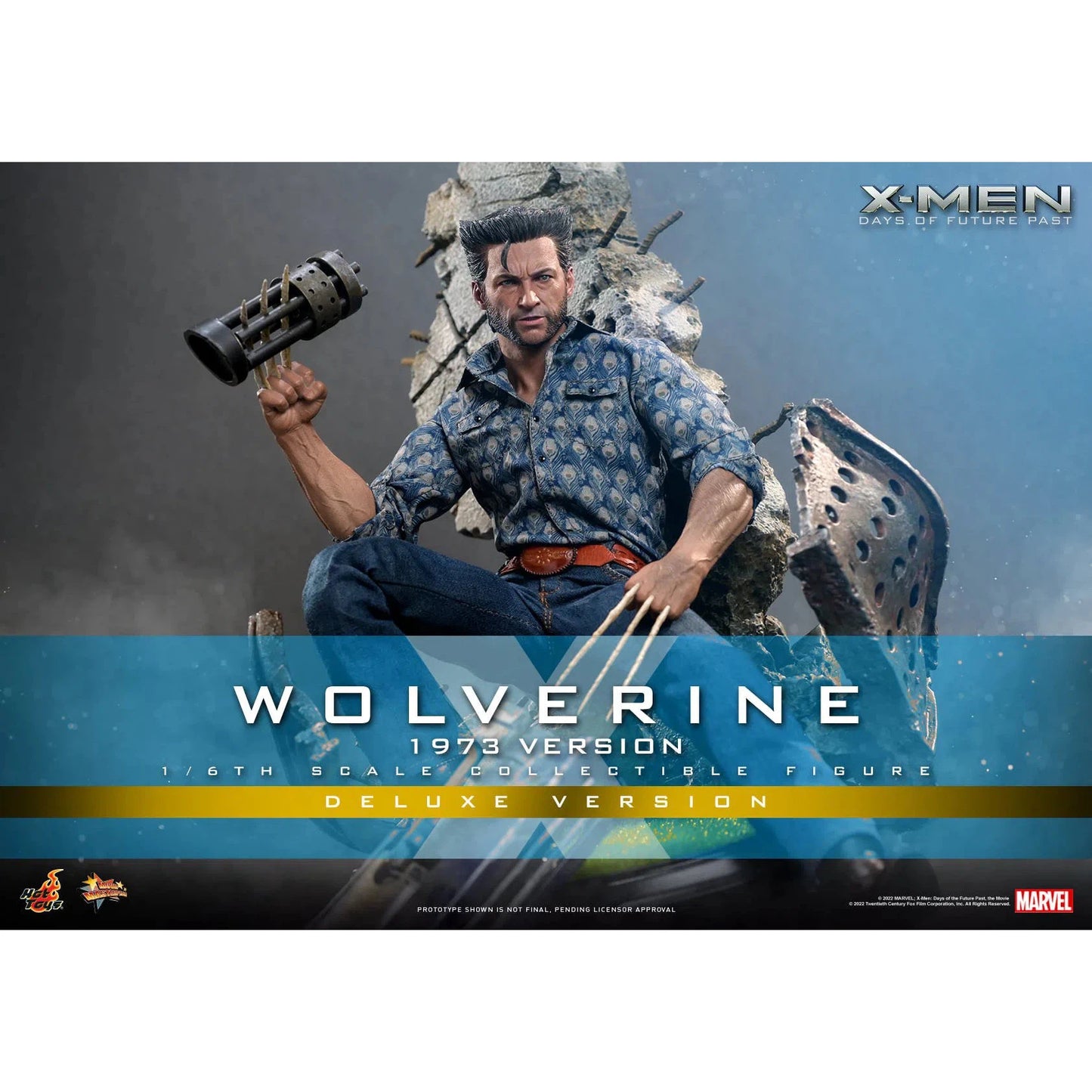 Wolverine: 1973 Version: X-Men: Days Of Future Past: Deluxe - Hot Toys Action Figure