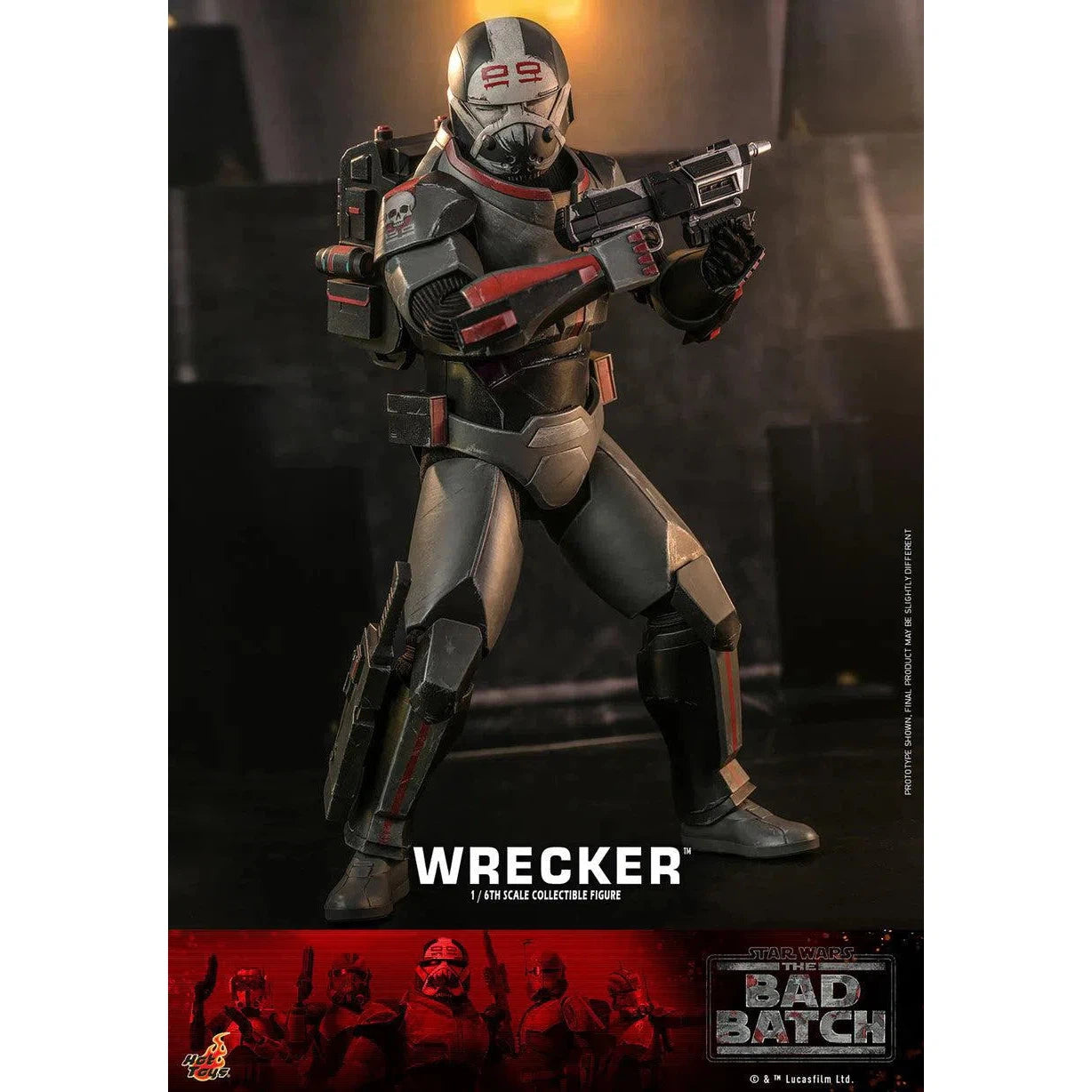 Wrecker: Star Wars: The Bad Batch - Hot Toys Action Figure