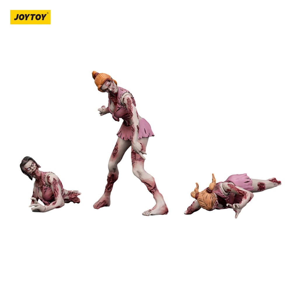 Zombie Dark Source Action Figures 3-Pack Cheer Leaders - Joy Toy Action Figure