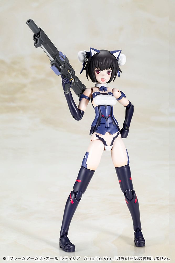 Frame Arms Girl Laetitia (Azurite Ver.) Model Kit - Kotobukiya Model Kit