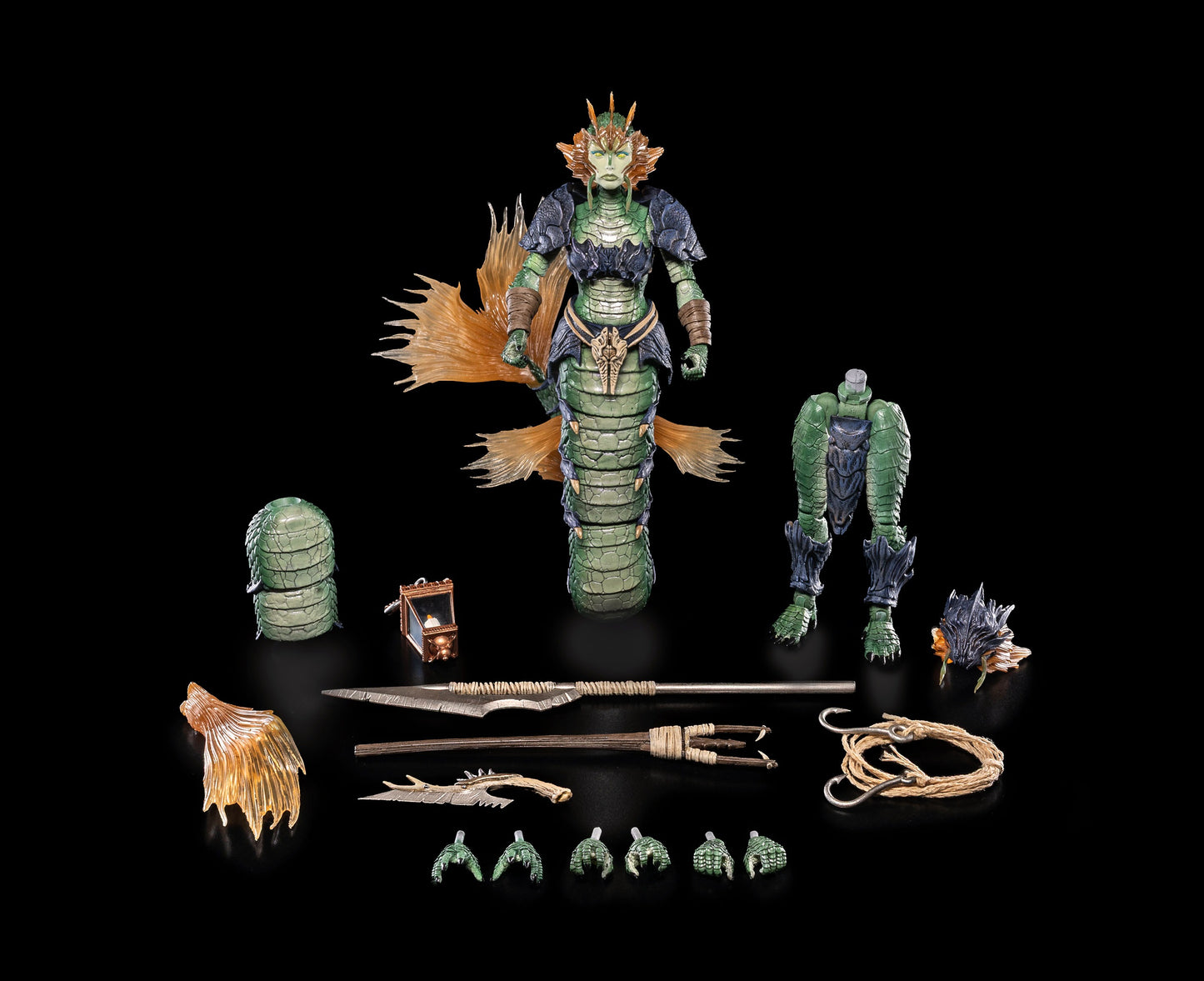 Mythic Legions: Dawns of Discovery Actionfigur Sireyn Opalscale Deluxe - Four Horsemen Toy Design Action Figures