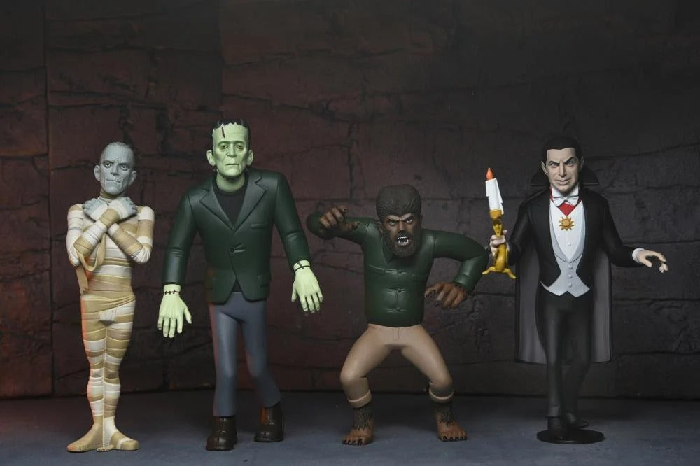 Toony Terrors: Universal Monsters: : Series 10: Set Of 4 Figures - Neca Action Figures