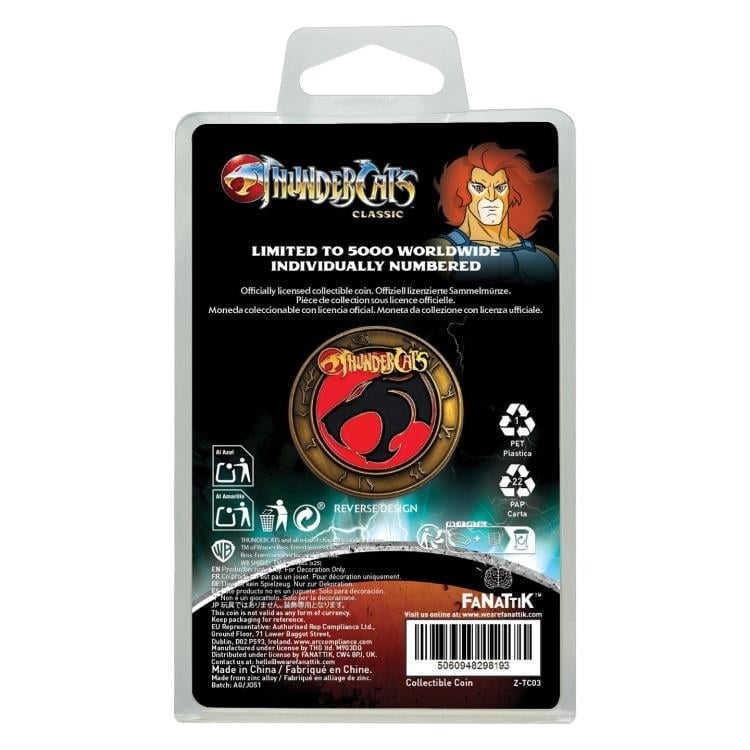 ThunderCats 40th Anniversary Lion-O Limited Edition Collectible Coin
