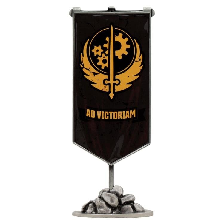 Fallout Brotherhood of Steel Limited Edition Metal Desktop Banner