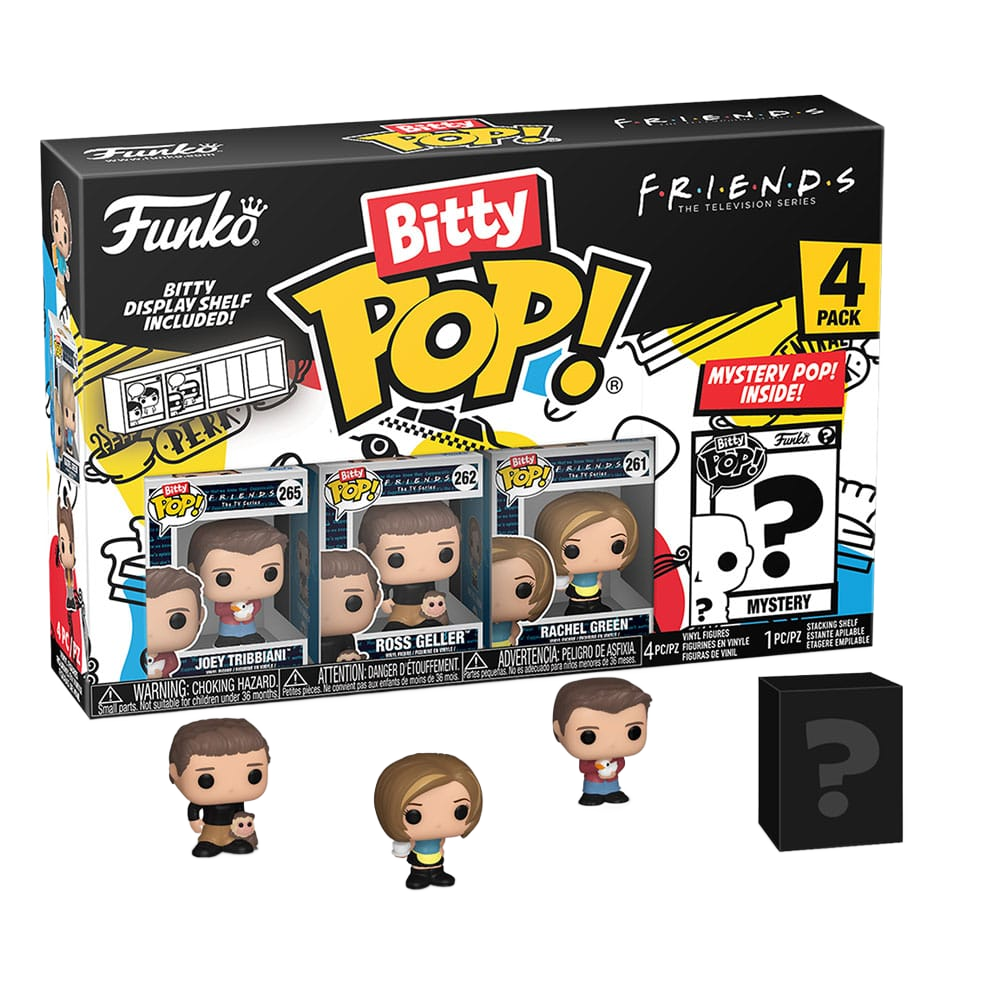 Friends Bitty POP! Vinyl Figure 4-Pack Joey 2,5 cm - Funko Pop! Figures
