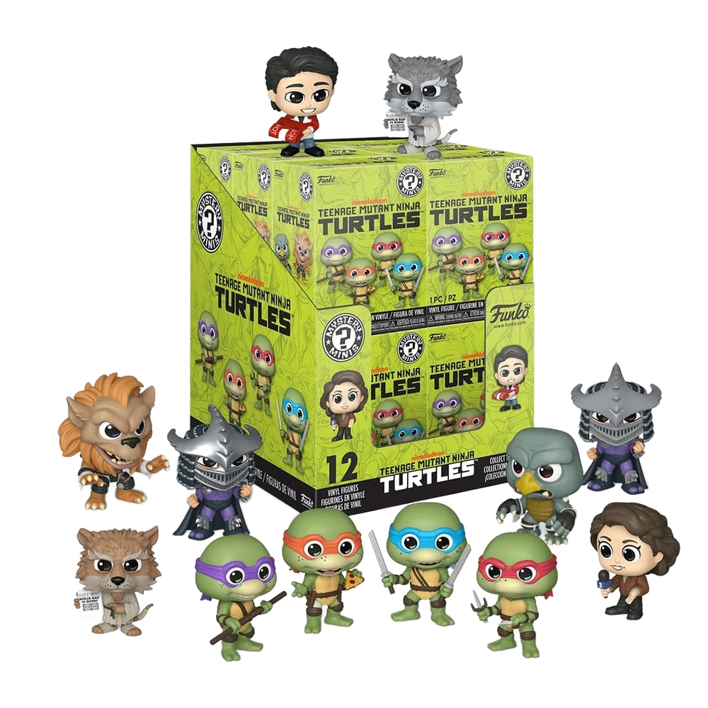Teenage Mutant Ninja Turtles Mini Figures 5 cm The Secret of the Ooze Display (12) - Funko Blind Boxes, Mini Figures & Capsule Toys
