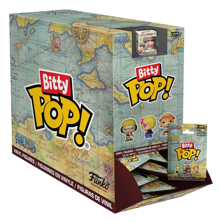 One Piece Bitty POP! Vinyl Figure Display Box Qty 32 PDQ 2,5 cm - Funko Pop! Figures