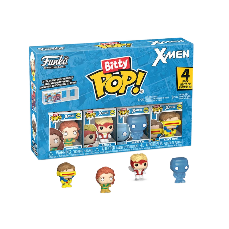 X-Men Bitty POP! Vinyl Figure 4-Pack Jean Grey w/CH 2,5 cm - Funko Mini Figures, Pop! Figures
