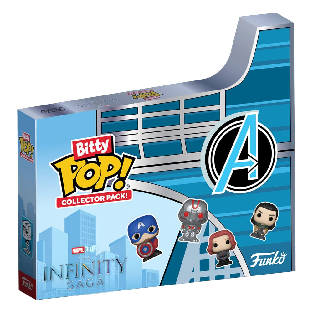 Marvel Bitty POP! Vinyl Figure 12-Pack Infinity Saga 2,5 cm - Funko Mini Figures, Pop! Figures