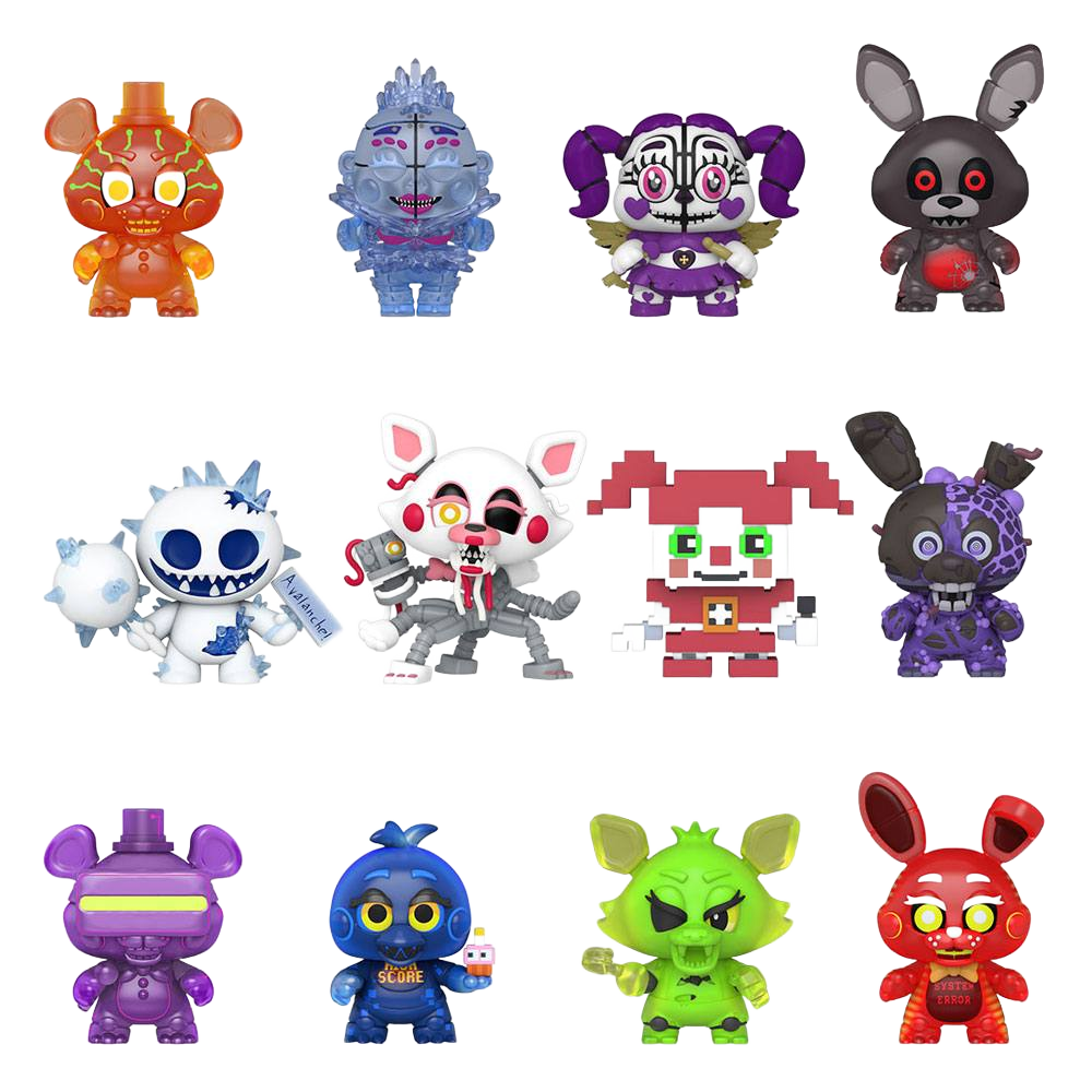 Five Nights at Freddy's Mystery Mini Figures 5 cm Display Events (12) - Funko Blind Boxes, Mini Figures & Capsule Toys