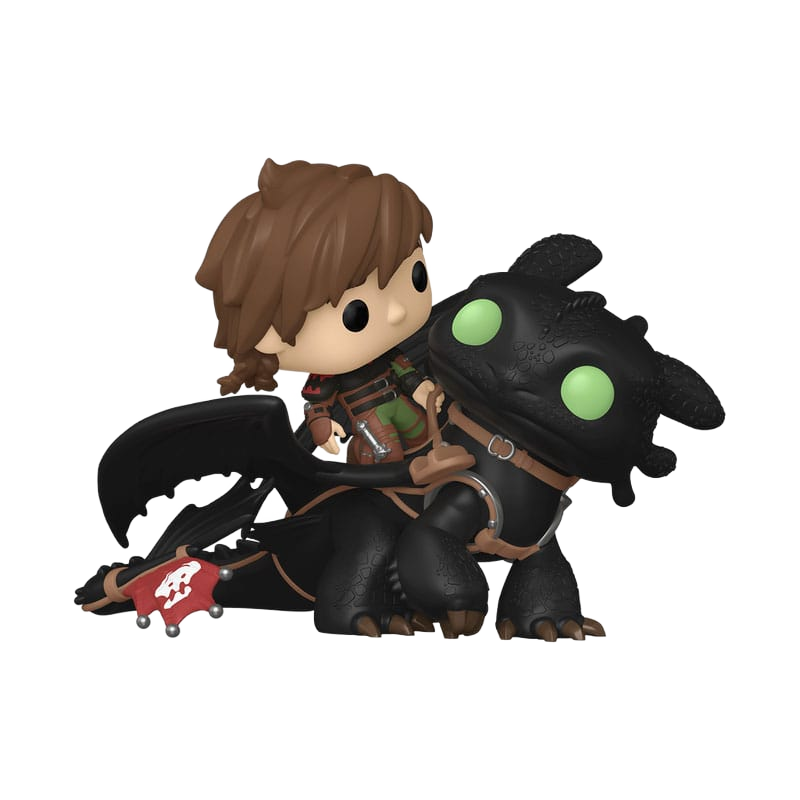 How to Train Your Dragon POP! Rides Deluxe Vinyl Hiccup w/Toothless - Funko Pop! Figures