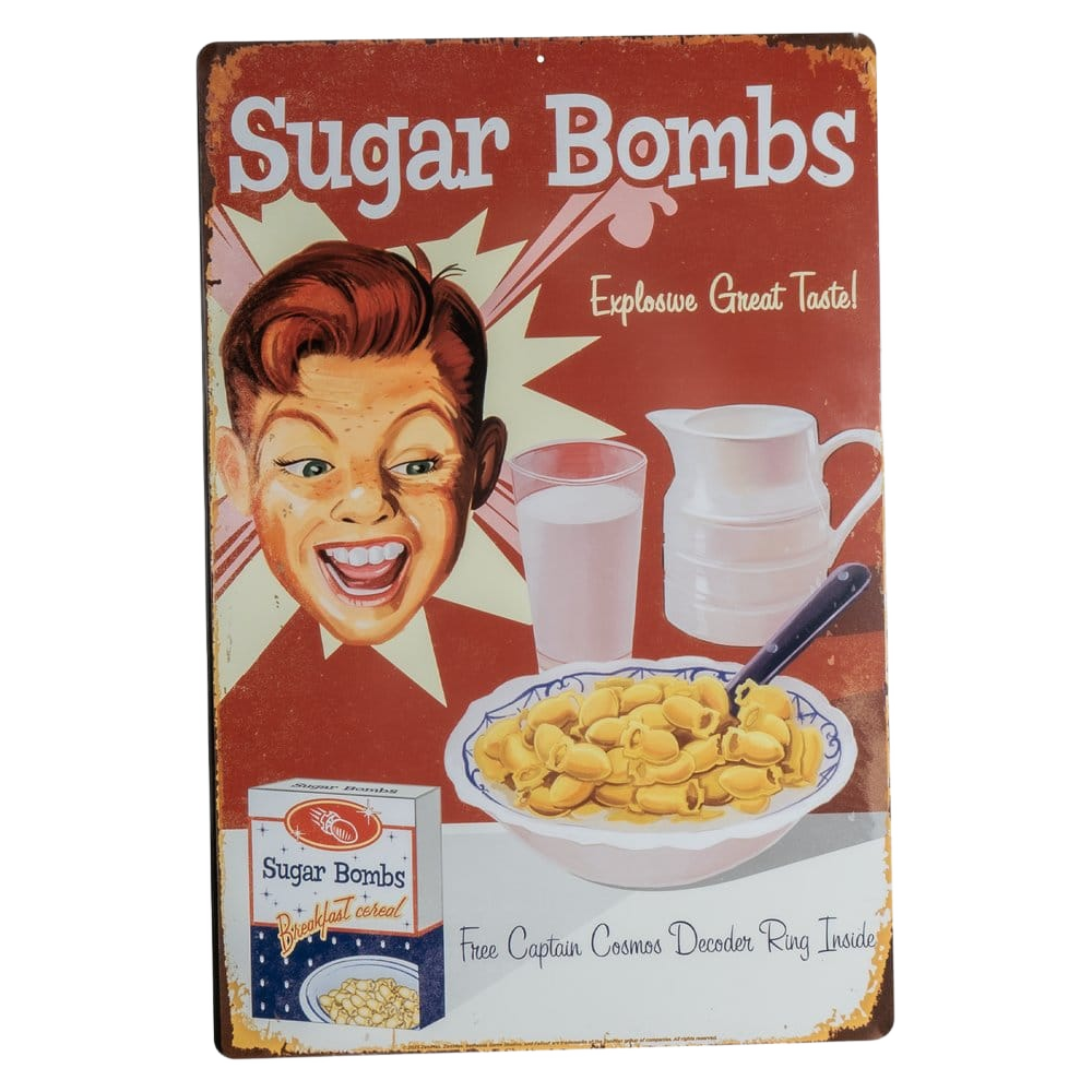 Fallout Metal Sign Sugar Bombs - Trick Or Treat Studios Accessories & Memorabilia