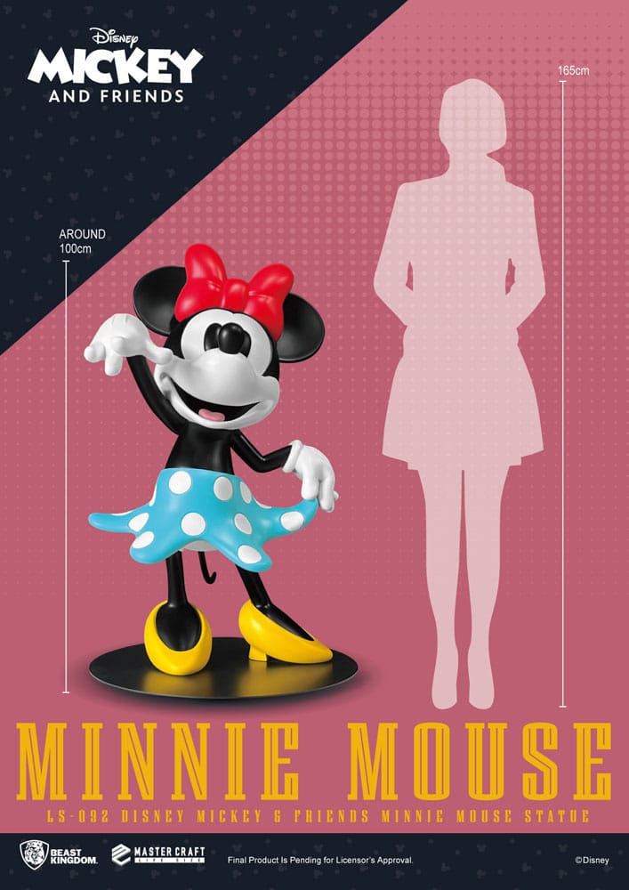 Disney Life-Size Statue Minnie Mouse 104 cm - Beast Kingdom Toys Statues & Busts