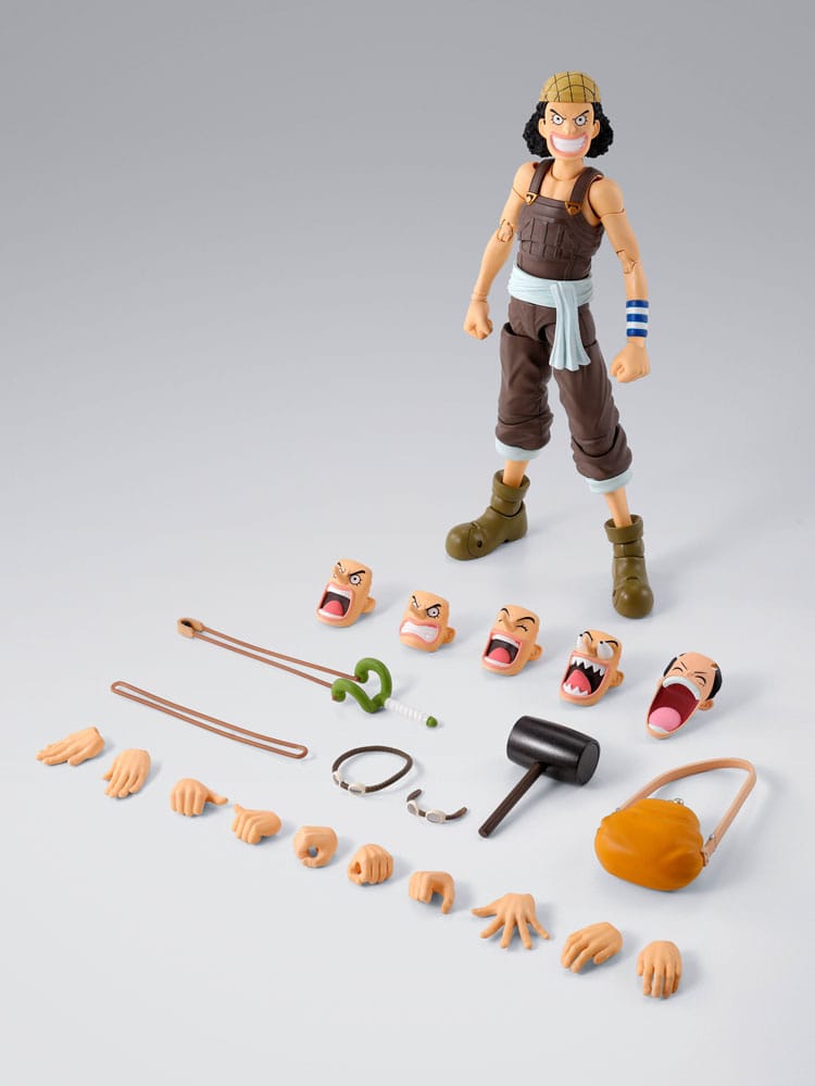 One Piece S.H.Figuarts Action Figure Usopp -Romance Dawn- 15 cm - Bandai Tamashii Nations Action Figures