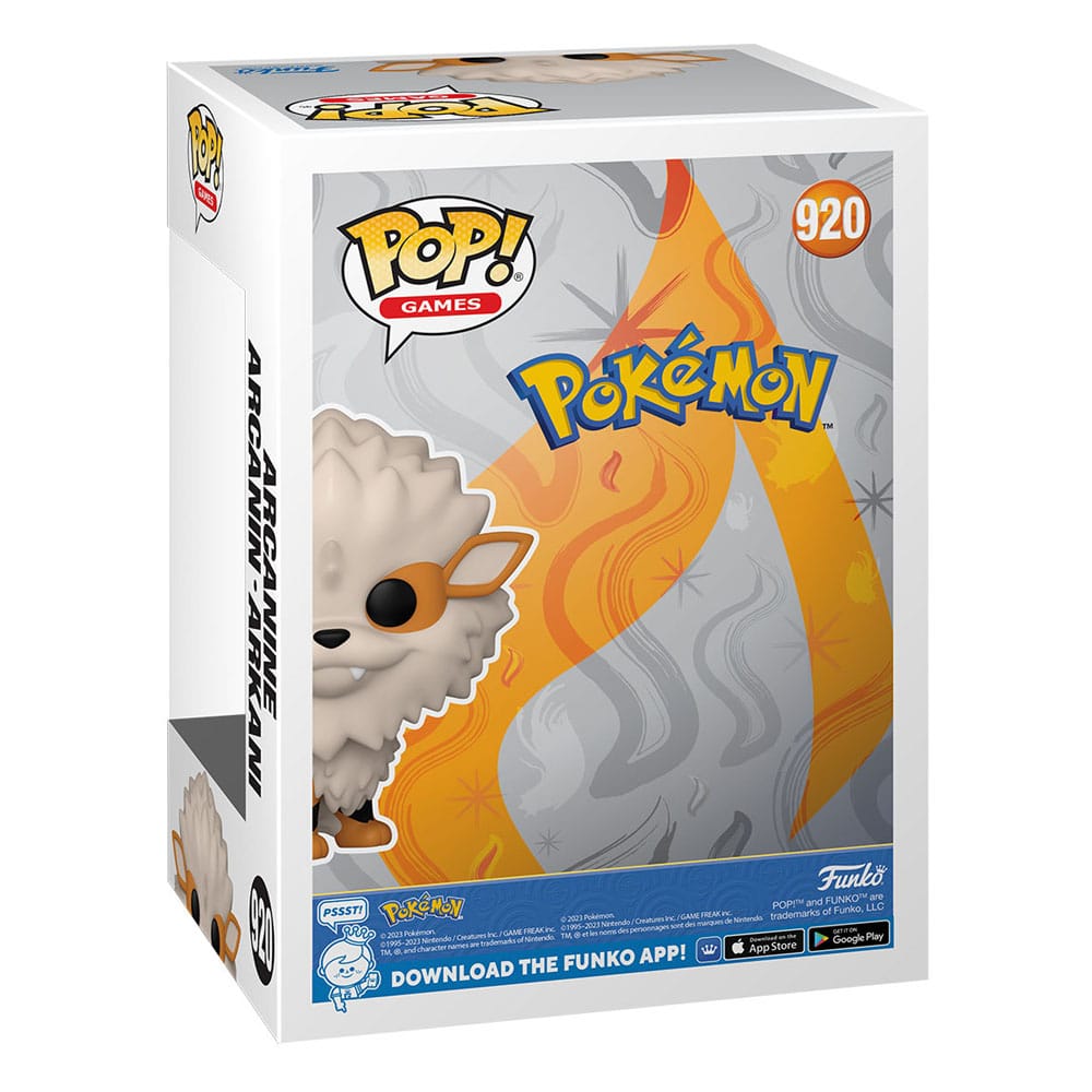 Pokemon POP! Games Vinyl Figure Arcanine (EMEA) - Funko Pop! Figures