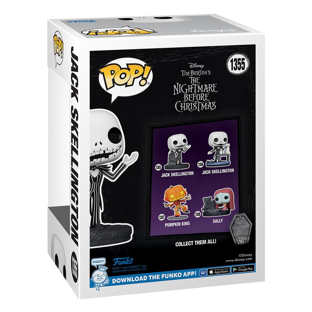 Nightmare before Christmas 30th POP! Disney Vinyl Figure Jack w/Gravestone - Funko POP! Figures