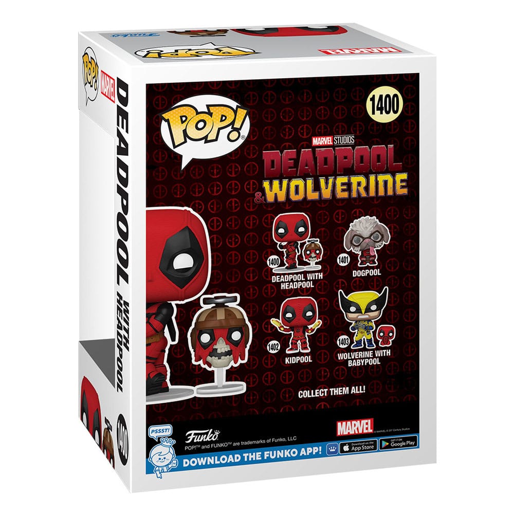 Deadpool 3 POP & Buddy! Vinyl Figure Deadpool w/Headpool - Funko Pop! Figures