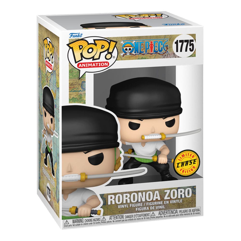 One Piece POP! Animation Vinyl Figures Zoro (Refresh) w/Ch Assortment Box Qty 6 - Funko POP! Figures