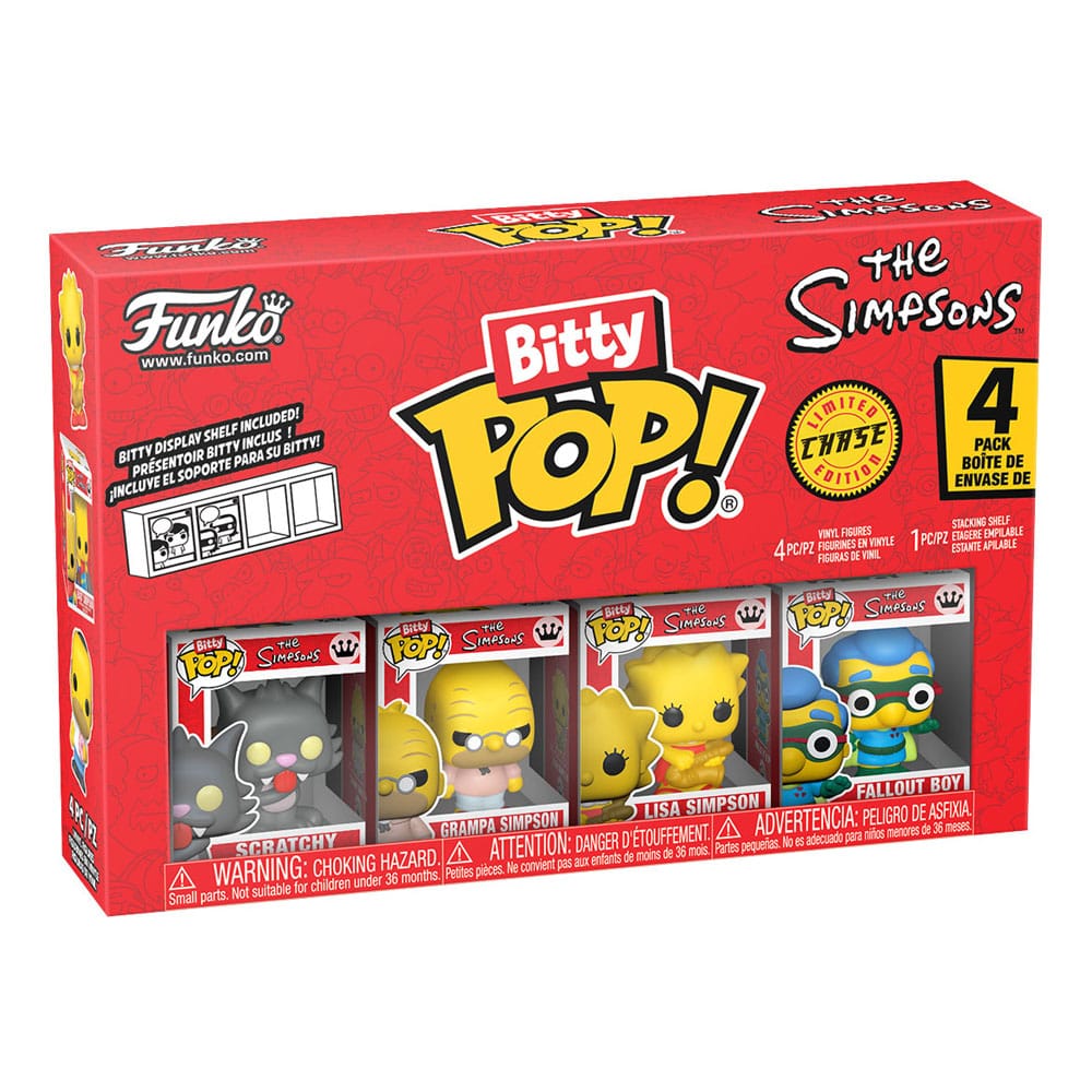 The Simpsons Bitty POP! Vinyl Figure 4-Pack Series 4 2 cm - Funko Mini Figures, Pop! Figures