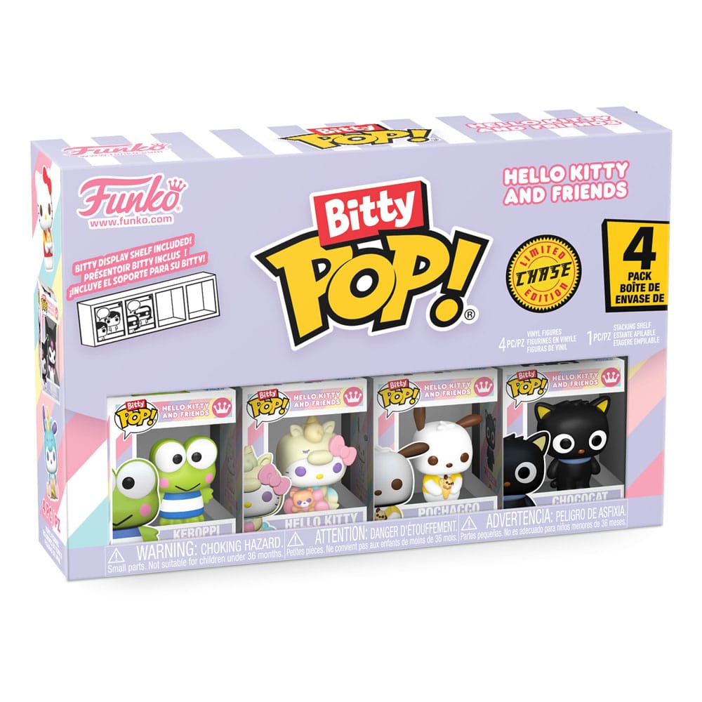 Hello Kitty and Friends Bitty POP! Vinyl Figure 4-Pack Series 2 2 cm - Funko Mini Figures, Pop! Figures