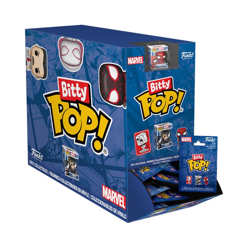 Spider-Man Bitty POP! Vinyl Figure Display Box Qty 32 PDQ 2,5 cm