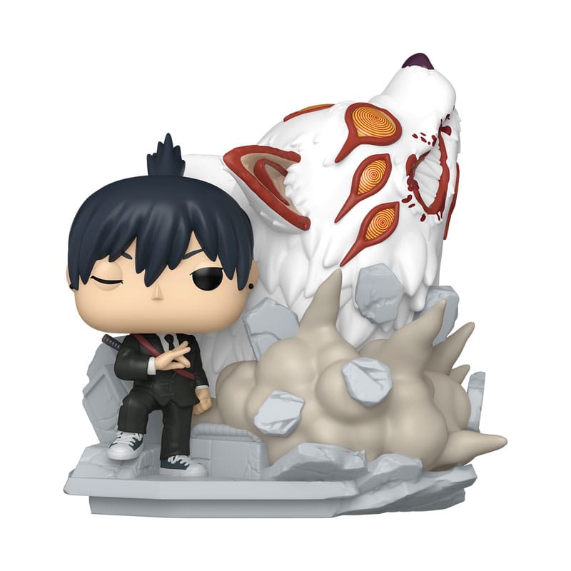 Chainsaw Man POP Moments Vinyl Figures Aki (Fox Devil) - Funko Mini Figures