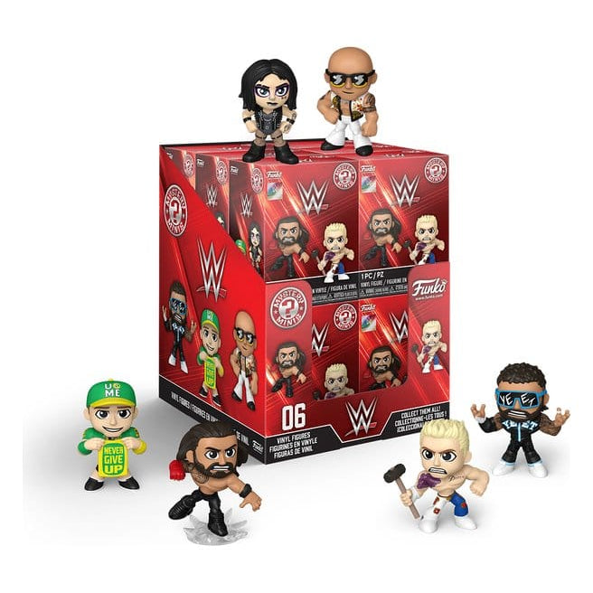 WWE Mini Figures PDQ 5 cm Display Box Qty 12 - Funko Blind Boxes