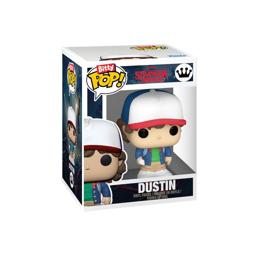Stranger Things Bitty POP! Vinyl Figure 2-Pack Dustin & Mike 2,5 cm - Funko Mini Figures, Pop! Figures