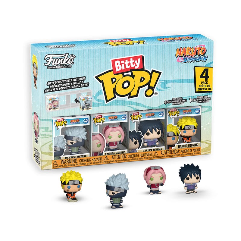 Naruto Shippuden Bitty POP! Vinyl Figure 4-Pack Team 7 w/CH 2,5 cm - Funko Pop! Figures