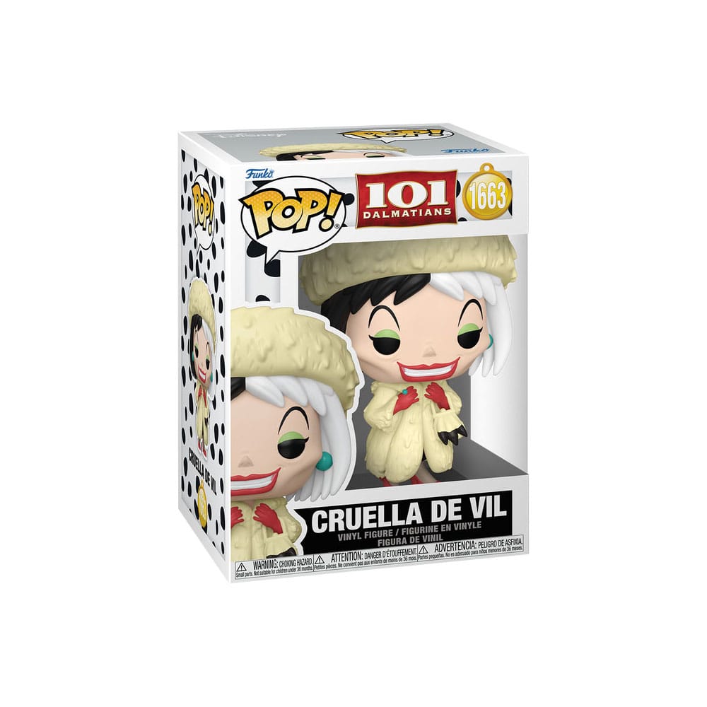 One Hundred and One Dalmatians POP! Vinyl Figures Cruella De Vil with Chase Assortment Box Qty 6