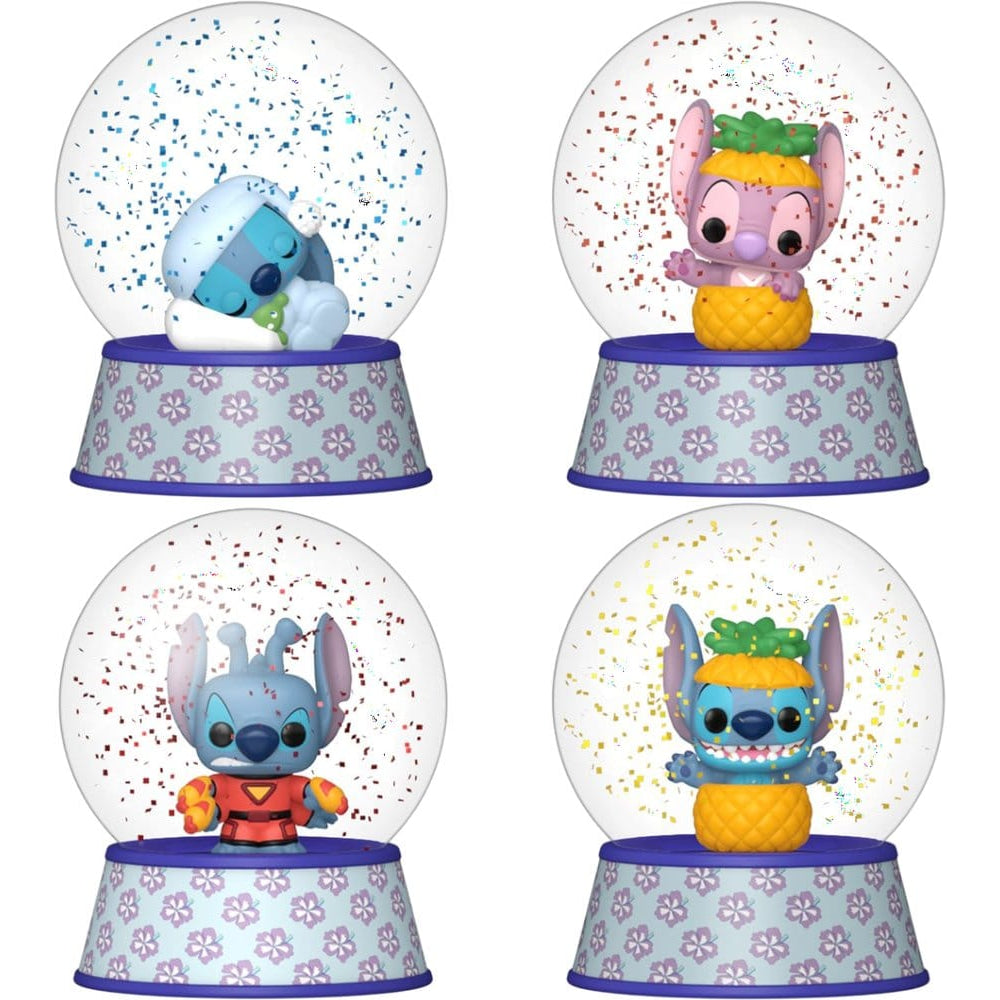Lilo & Stitch Mini Figures Glitter Globes PDQ 5 cm Display Box Qty 12 - Funko Blind Boxes