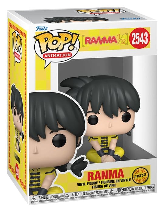 Ranma 1/2 POP! Animatiion Vinyl Figures Ranma w/Chase Assortment (6)