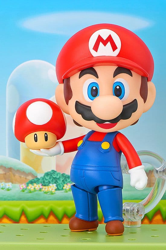 Super Mario Nendoroid Action Figure Mario 10cm - Good Smile Company Action Figures