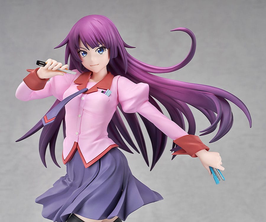 Monogatari Series Pop Up Parade PVC Statue Hitagi Senjyogahara L Size 23 cm - Good Smile Company Statues
