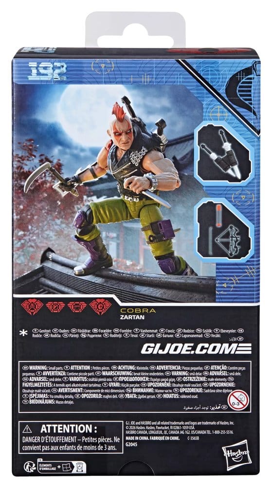 G.I. Joe Classified Series Action Figure #192 Ninja Force Zartan 15 cm - Hasbro Action Figures