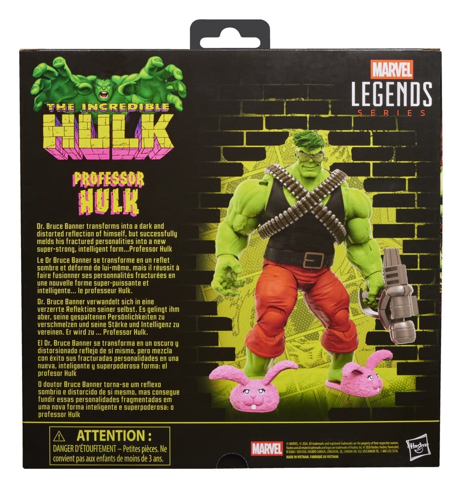 The Incredible Hulk Marvel Legends Action Figure Professor Hulk 15 cm - Hasbro Action Figures